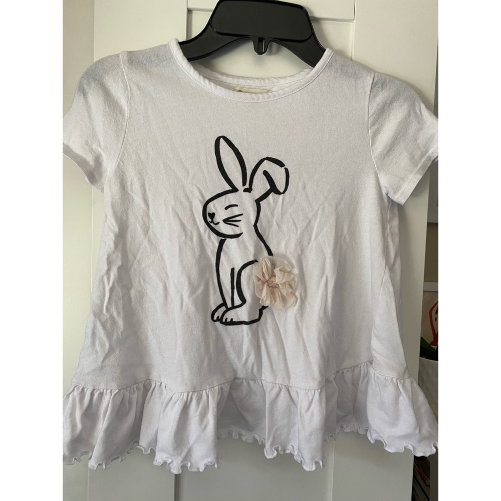 Trucker + Tate Ruffle Graphic Shirt